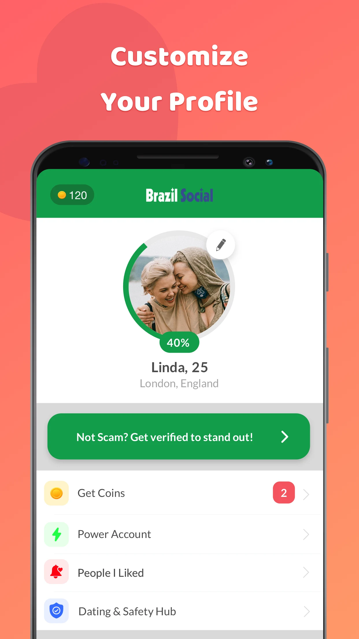 Brazil Social: Date Brazilians screenshot