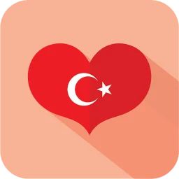 Icono de Turquía Dating: chat en línea